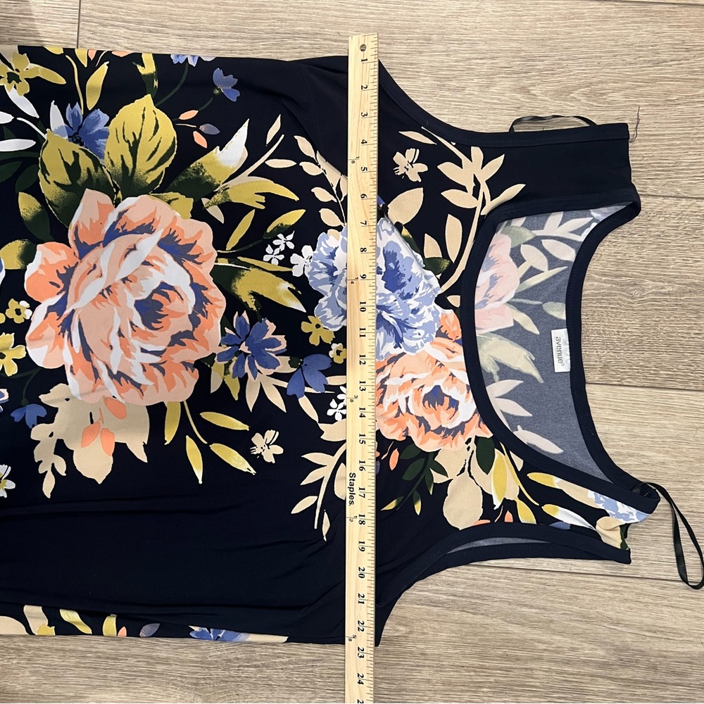 Avenue 22/24 floral flowy maxi dress - Picture 8 of 8